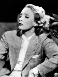 Half-Length Portrait of the Celebrted German Movie Actress Marlene Dietrich Photographic Print