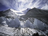 Seracsin Front of Mount Everest Posters by Michael Brown