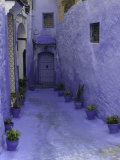 Blue Walkway, Morocco Prints by Pietro Simonetti
