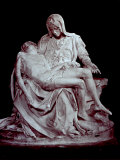 Cast of Michelangelo's 'Pieta'. the Original is in Saint Peter's in the Vatican Photographie