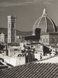 Panorama of Florence with the Belltower of Giotto and the Dome of the Cathedral Photographie