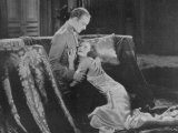 Greta Garbo (Real Name Greta Lovisa Gustafsson) Swedish Actress in a Scene with Conrad Nagel Fotografie-Druck