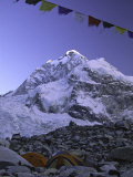 Mount Nuptse from Everest Base Camp, Nepal Posters by Michael Brown