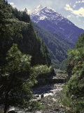 Mountains in Nepal Prints by Michael Brown
