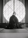 Kyoto: Temple of Gyoji, the Abbess Writes Photographic Print