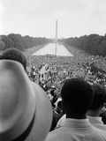 Marche vers Washington pour le travail et la liberté, pendant laquelle  Martin Luther King, Jr. fit son discours historique, 28 août 1963 Posters par Warren K. Leffler