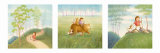 Summer Days I Triptych Prints