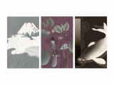 Symbols of Japan Triptych Posters