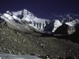 Mount Everest from the North Side, Tibet Posters by Michael Brown
