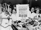 Female Employees of Woolworth Striking for a 40 Hour Week Posters