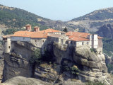 A Monastery in the Air, in Meteore, in Greece Photographic Print