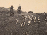 Fox Hunting in the Roman Countryside Photographic Print