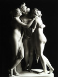 The Three Graces, Gallery of the Hermitage, Saint Petersburg Photographie par Antonio Canova