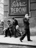 Men in a Street of Napoli Fotografická reprodukce Men in a Street of Napoli Fotografická reprodukce