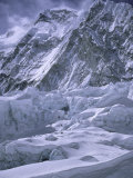 Khumbu Ice Fall, Everest, Nepal Affiches par Michael Brown