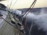Sailboat in Rough Water, Ticonderoga Race Posters by Michael Brown