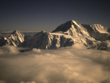 Sunset in Nepal Poster par Michael Brown