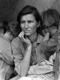 Migrantenmutter, 1936 Kunstdrucke von Dorothea Lange