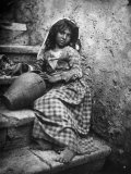 Portrait of a Sicilian Girl Fotografie-Druck