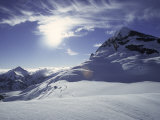 Sun Shining on Mt. Aspiring, New Zealand Poster par Michael Brown