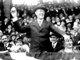President Woodrow Wilson Throwing Out the First Ball, Opening Day, 1916 Prints