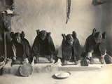 The Hopi Mealing Trough Prints by Edward S. Curtis