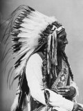 Portrait of an American Indian Chief Fotografická reprodukce