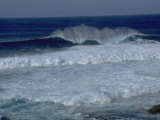 Waves Crashing off Easter Island, Chile Posters by Michael Brown