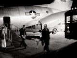 Wounded Servicemen Arriving from Vietnam at Andrews Air Force Base, 1968 Poster by Warren K. Leffler