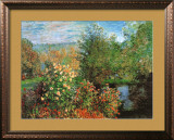Stiller Winkel im Garten von Montgeron Prints by Claude Monet