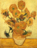 Vase avec quinze tournesols, vers 1889 Affiches par Vincent van Gogh