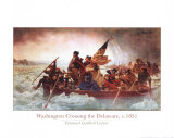 Washington Crossing the Delaware, ca. 1851 Posters van Emanuel Gottlieb Leutze