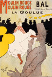 Moulin Rouge, ca. 1891 Póster por Henri de Toulouse-Lautrec