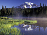 Early Morning on Reflection Lake, Mt. Rainier National Park, Washington, USA Photographic Print by Jamie & Judy Wild
