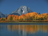 Mt. Moren, Oxbow Bend, Grand Tetons National Park, Wyoming, USA Lámina fotográfica por Dee Ann Pederson