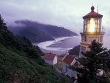 Foggy Day at the Heceta Head Lighthouse, Oregon, USA Photographie par Janis Miglavs