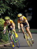 Bicycle Racers at Volunteer Park, Seattle, Washington, USA Photographic Print by William Sutton