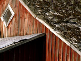 Detail of Red Barn, Whitman County, Washington, USA Photographie par Julie Eggers