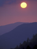 Sunset, Morton Overlook, Great Smoky Mountains National Park, Tennessee, USA Photographic Print by Adam Jones