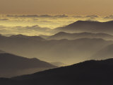 Mountain Ridges at Sunrise, Great Smoky Mountains National Park, Tennessee, USA Photographie par Adam Jones
