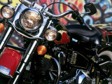 Harley Davidson motor cycle Lámina fotográfica