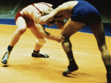 Wrestling Maneuver Photographic Print