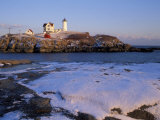 Cape Neddick Lighthouse, The Nubble, Maine, USA Photographic Print by Jerry & Marcy Monkman