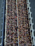 Runners Crossing the Span Reprodukcja zdjęcia