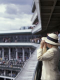 Lady's Hats, Derby Day at Churchill Downs Race Track, Louisville, Kentucky, USA Photographie par Michele Molinari