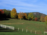 Horse Farm in New England, New Hampshire, USA Photographic Print by Jerry & Marcy Monkman