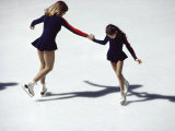 Figure Skaters Photographic Print