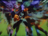 Psychedelic Football Fotografie-Druck