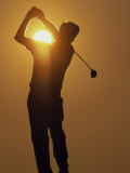 Sunset Golf Silhouette Fotoprint Sunset Golf Silhouette Fotoprint