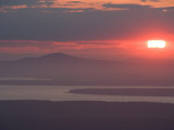 Sunset over Blue Hill, Acadia National Park, Maine, USA Photographic Print by Jerry & Marcy Monkman
